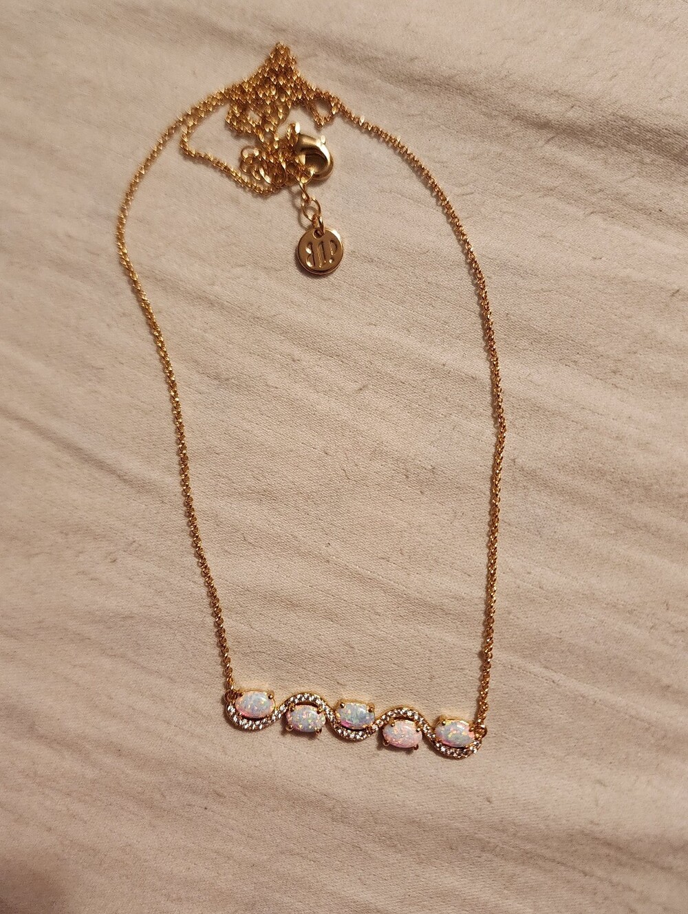 October Opal Necklace
